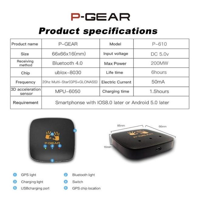 P-Gear Pgear Drag Roadrace Gps Timing Timer 20Hz Akurasi 0.001 Lebih Akurat Dari Racebox Qstarz 6000