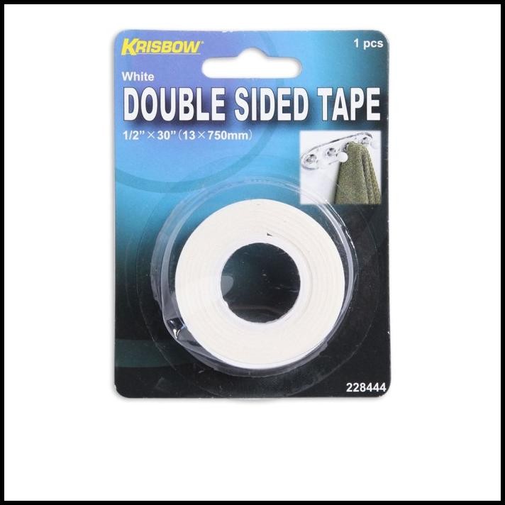 

Krisbow Double Tape 1.3x75 Cm