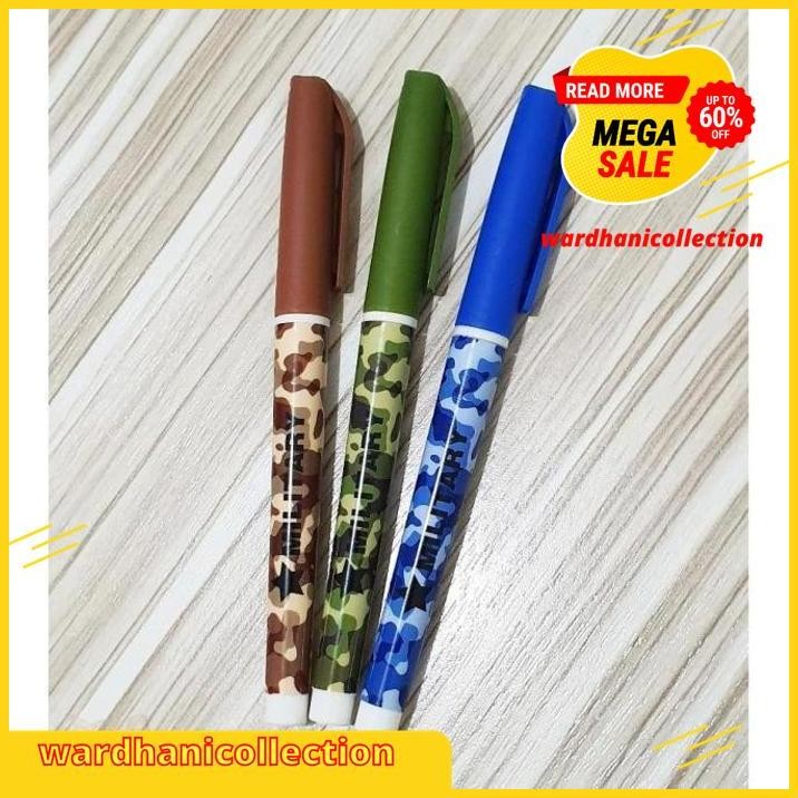 

PULPEN MILITARY / GEL PEN ARMY TENTARA ANGKATAN UDARA DARAT LAUT VANCO BEST PRODUK !!!