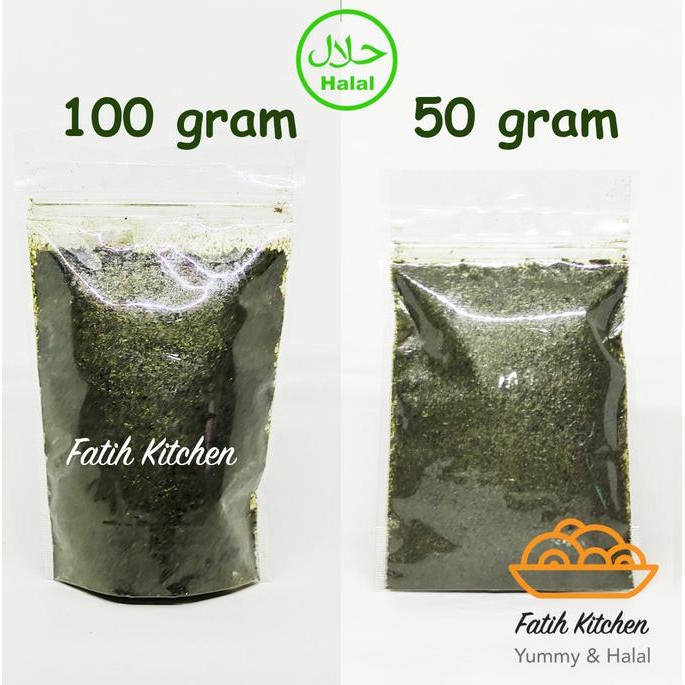

Bubuk Nori Halal (Aonori / Nori Flakes) Taburan Takoyaki - Seaweed