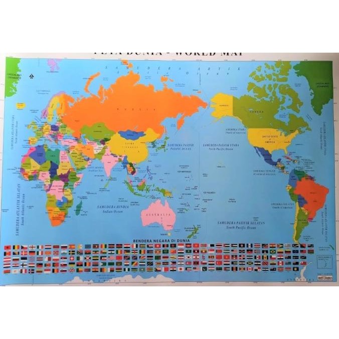 

BIG SALE PETA DUNIA WORLD MAP PETA LEMBARAN !!!!!