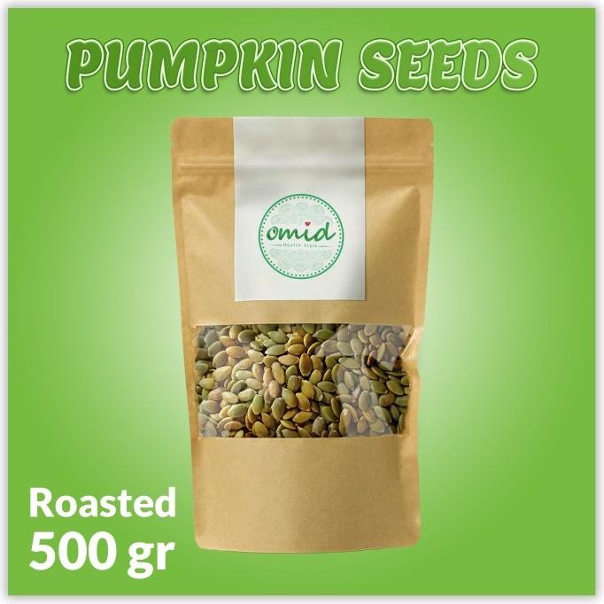 

Organic Roasted Pumpkin Seeds (Biji Labu Panggang Organik) 500gr