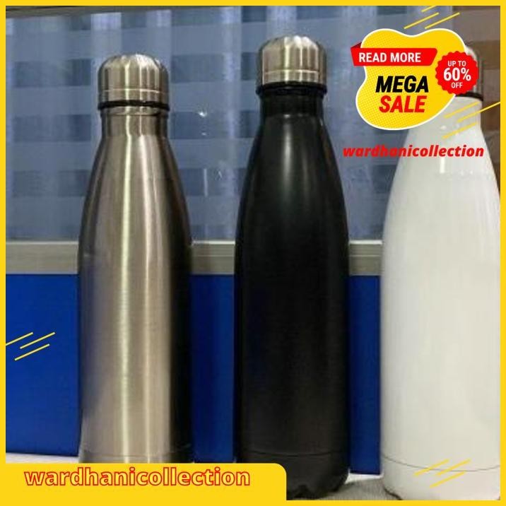 [SILVER] TERMOS BOWLING DOUBLE WALL / BOTOL STAINLESS CUSTOM TUMBLER GRATIS ONGKIR 