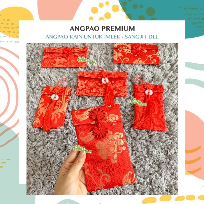 

Imlek Angpao Kain Premium Amplop Imlek Sangjit Tunangan Chinese New Year Limited