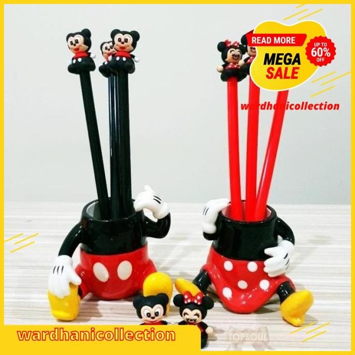 

PULPEN MINNIE MOUSE / GEL PEN KTER DISNEY PENA LUCU SOUVENIR UNIK HIGHT QUALITY !!
