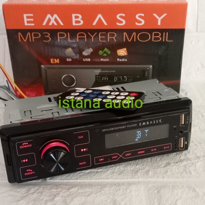 Tape mobil singledin EMBASSY usb MMC BLUETOOTH FM embassy streoo