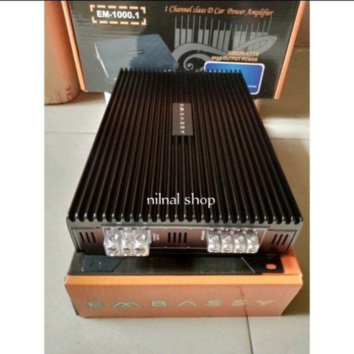 POWER MONO BLOCK EMBASSY (EM-1000,1) 1 CH 30000 WATT CLASS D BADAK