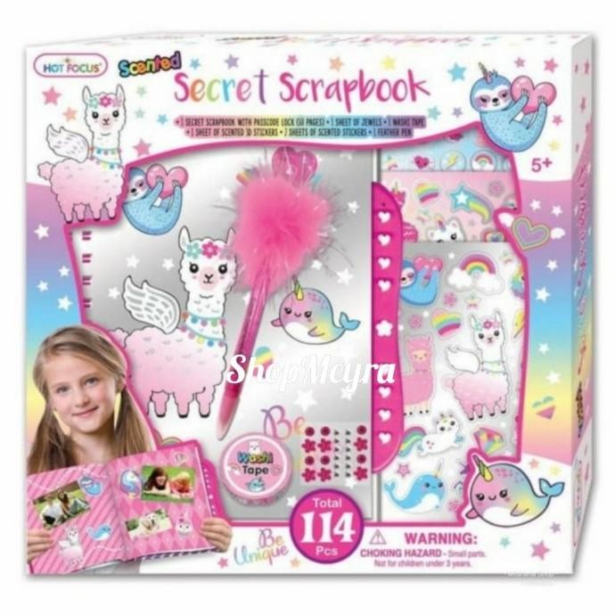 

Hot Focus Scented Scrapbook Creations Journal Diary Llama