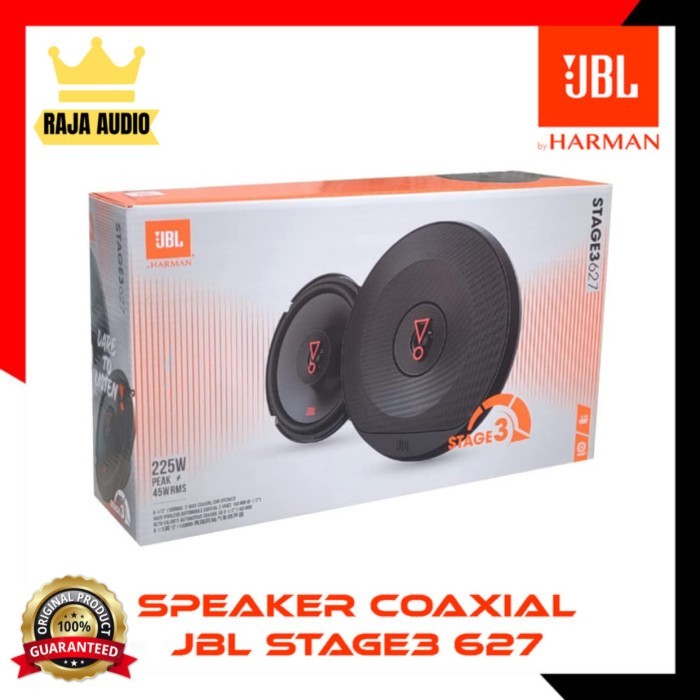 JBL Stage3 627 Speaker Coaxial 6,5" inch 2-Way Stage 3 Pintu Mobil