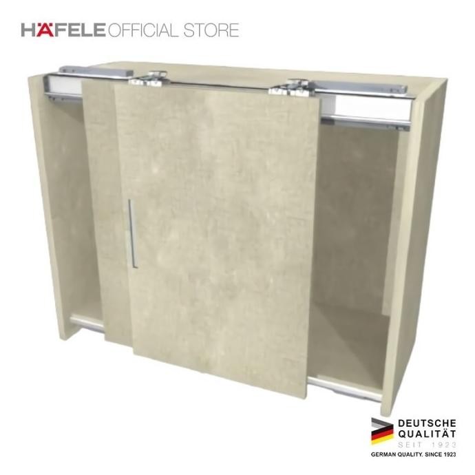 Rel Pintu Lemari Sliding Geser 3Meter & 3 Pintu Hafele Track Aluminium
