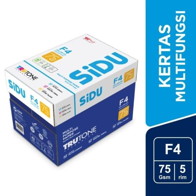 

TERMURAH - Grab Gojek - SIDU F4 75 BOX Kertas HVS Folio Sinar Dunia 75 gsm