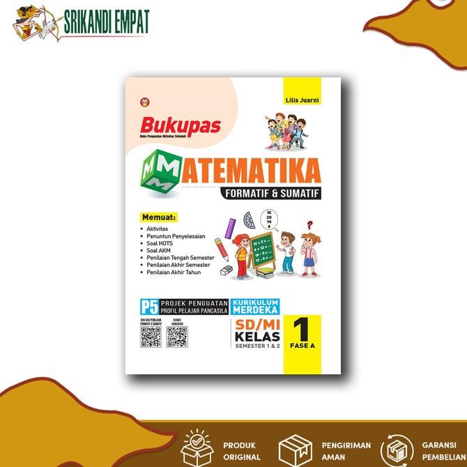 

HOT SALE Bukupas Pelengkap Buku Pelajaran Matematika SD Kelas 1 (Fase A) DISKON