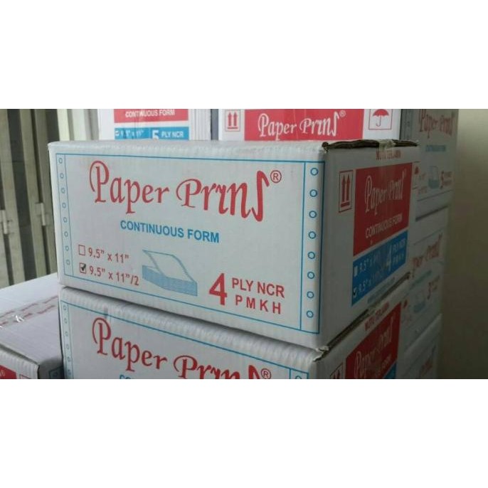 

Continuous Form Paper Prins 9.5"x11"/2 - 4 ply