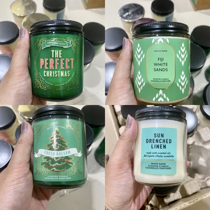 Tebaru bath and body works candle 1 wick Berkualitas