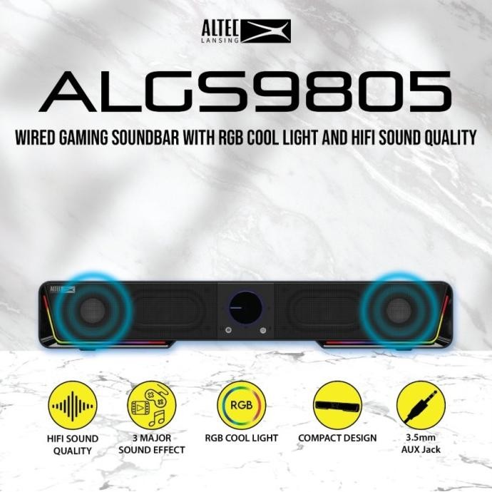 SPEAKER ALTEC LANSING SOUNDBAR ALGS9805 ORIGINAL DAN TERPERCAYA