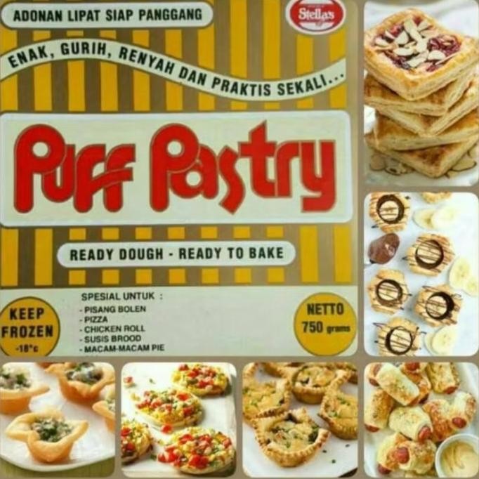 

TERBARU PUFF PASTRY STELLA LEMBARAN 750GR !!!!!
