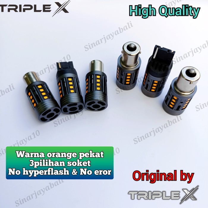 led sein no hyperflash lampu sen bau15s t20 7440 ba15s reting leting