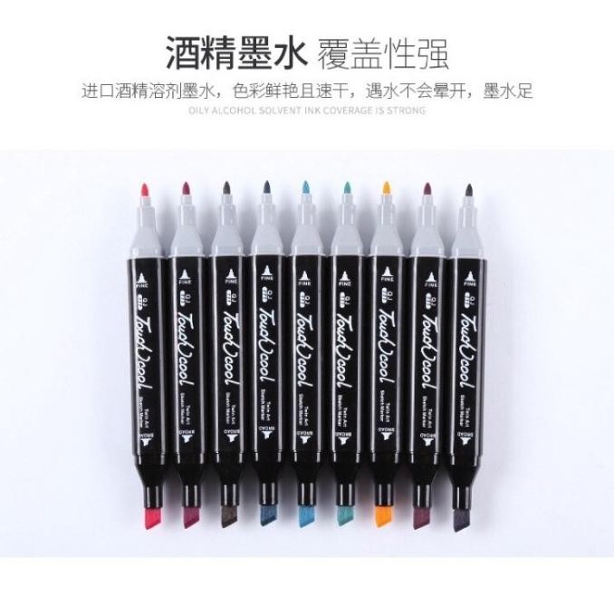

Touch Twin Marker Color Copic / Marker Alkohol Base Sketsa Drawing Pen GT
