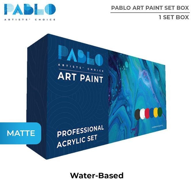 

Pablo Art Paint Cat Lukis Akrilik Profesional - 1 Set Box GVS