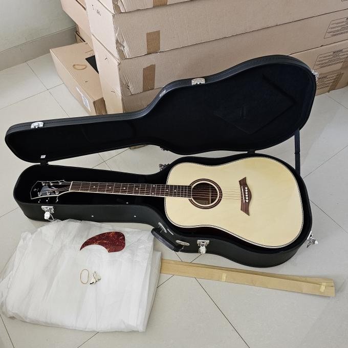 Gitar Dame Lilies D100E Natural original plus hardcase mantap Stok Terbatas