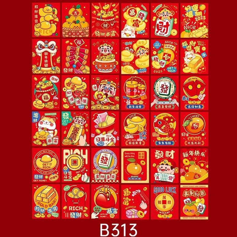 

GHT ANGPAO IMLEK KOTAK ISI 36 GAMBAR LUCU 2025 SHIO ULAR