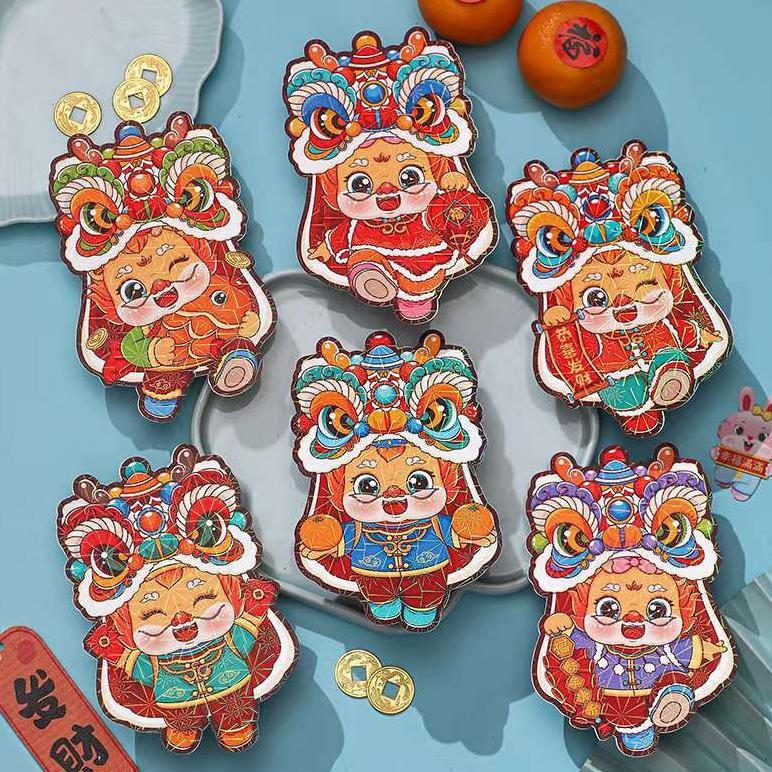 

GHT Angpao Imlek 3D Barongsai Terbaru / Amplop Angpau Tahun Baru Imlek / Angpao