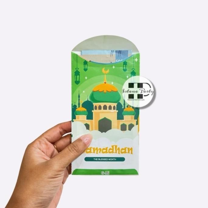 

GHT [50Lembar] Amplop Lebaran Idul Fitri / Angpao Lebaran Box Mika Size L