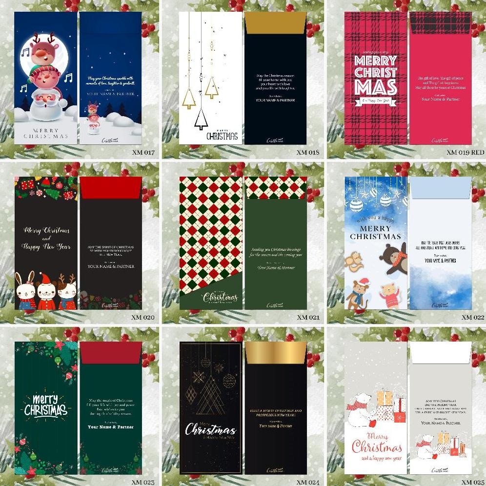 

GHT CLV Custom Angpao Christmas | Ampao Natal | Amplop Sumbangan | Angpau Tahun Baru (XM Collection 3)