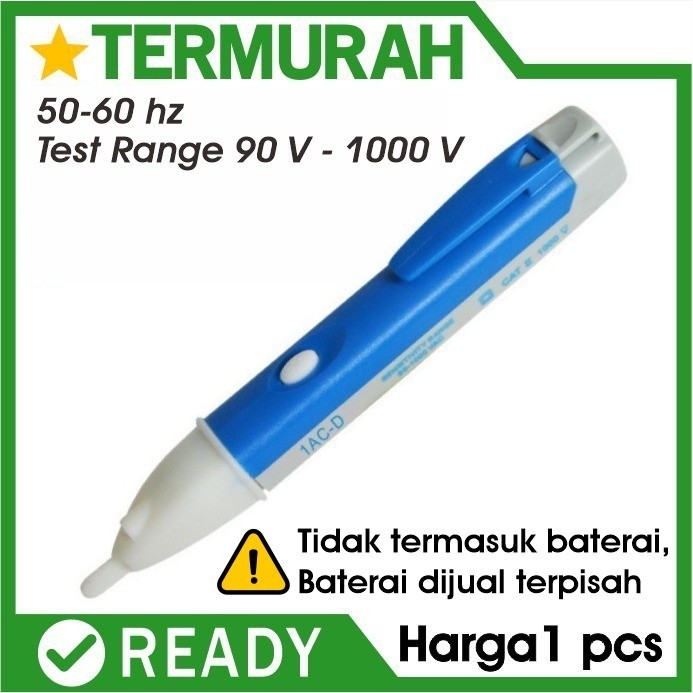 TERBAIK alat deteksi kabel putus tespen pengukur arus listrik voltage tester