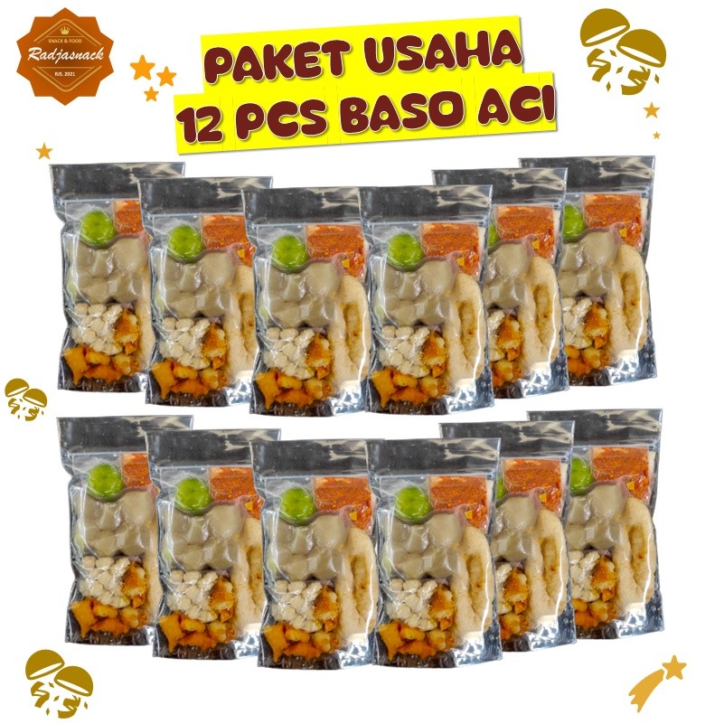 

BUNDLING 12 BUNGKUS BASO ACI CUANGKI INSTAN RADJASNACK