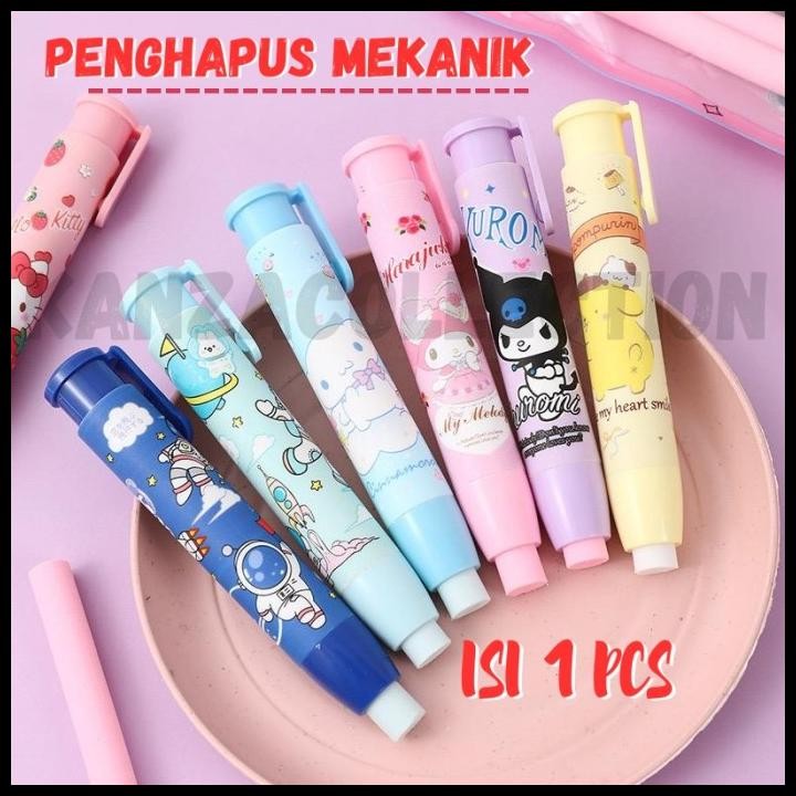 

Penghapus Mekanik Lucu / Hapusan Pensil Mekanik / Penghapus Refill