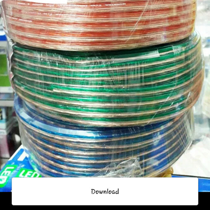 OBRAL Kabel listrik serabut 2x30 rol/kabel rambut 2x 30