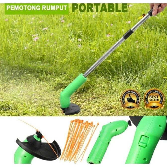 PEMANGKAS PEMOTONG RUMPUT PORTABEL ZIP TIES ZIPTRIM CORDLESS TRIMMER