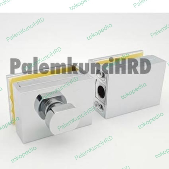Grendel Shower Kunci Slot pintu kaca kamar mandi kaca ke kaca