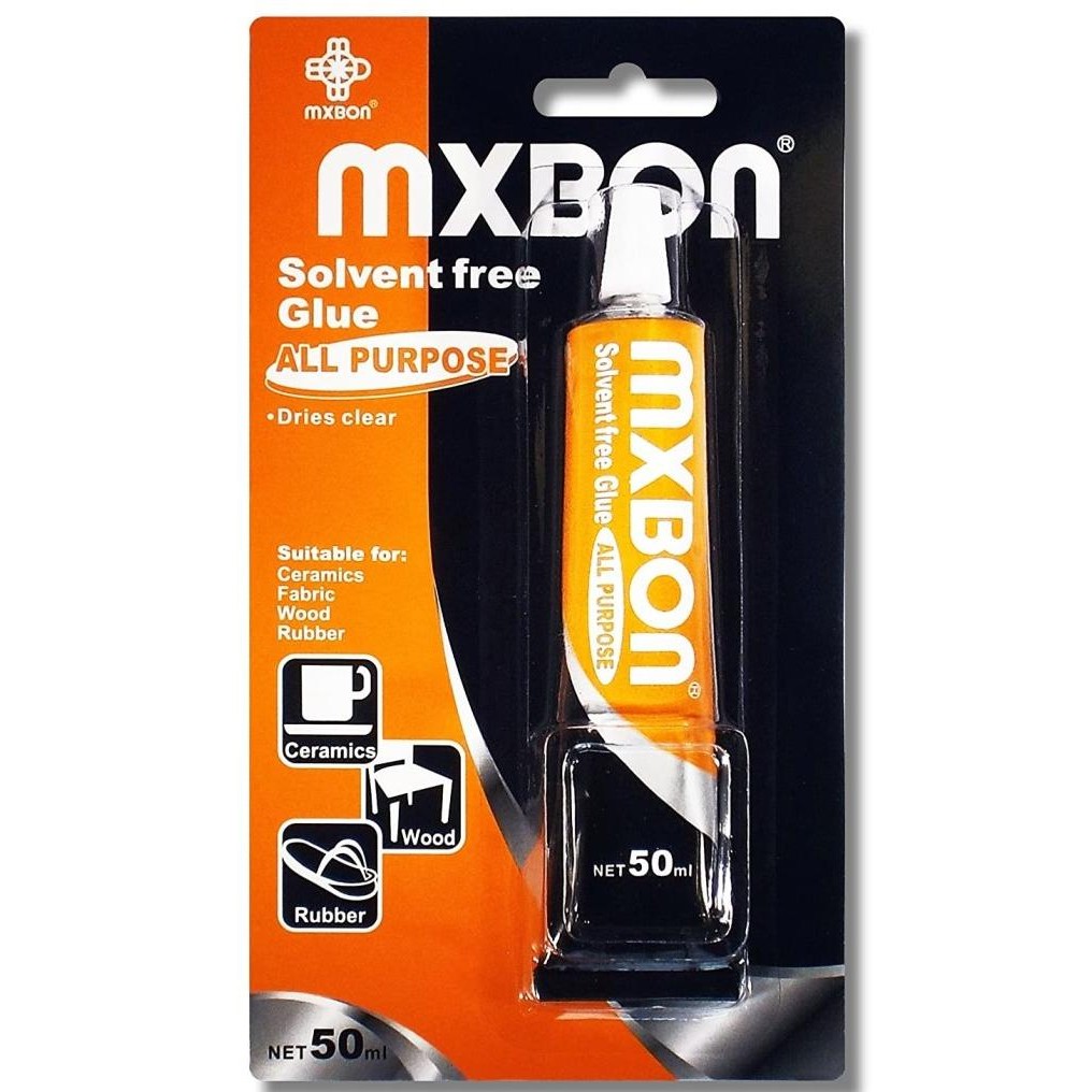 

Promo Mxbon fabric glue solvent free,Lem kain 20Ml transparan COD