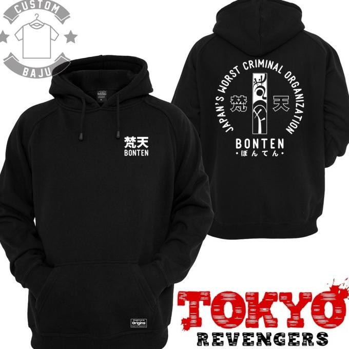 Sweater Hoodie Bonten Uniform Anime Tokyo Revengers 683 Tersedia