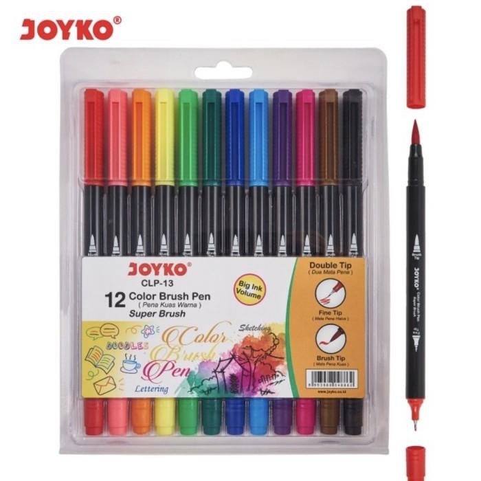 

Color Brush Pen Pena Kuas Warna Joyko Clp-13 / 12 Warna
