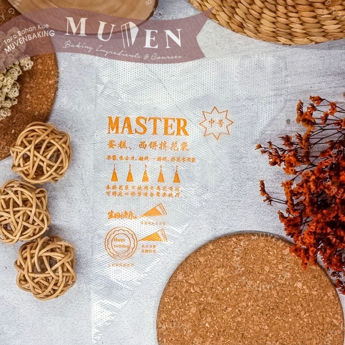 

Piping Bag 100 Pc Plati Mater Medium Antong Puit Butter Cream