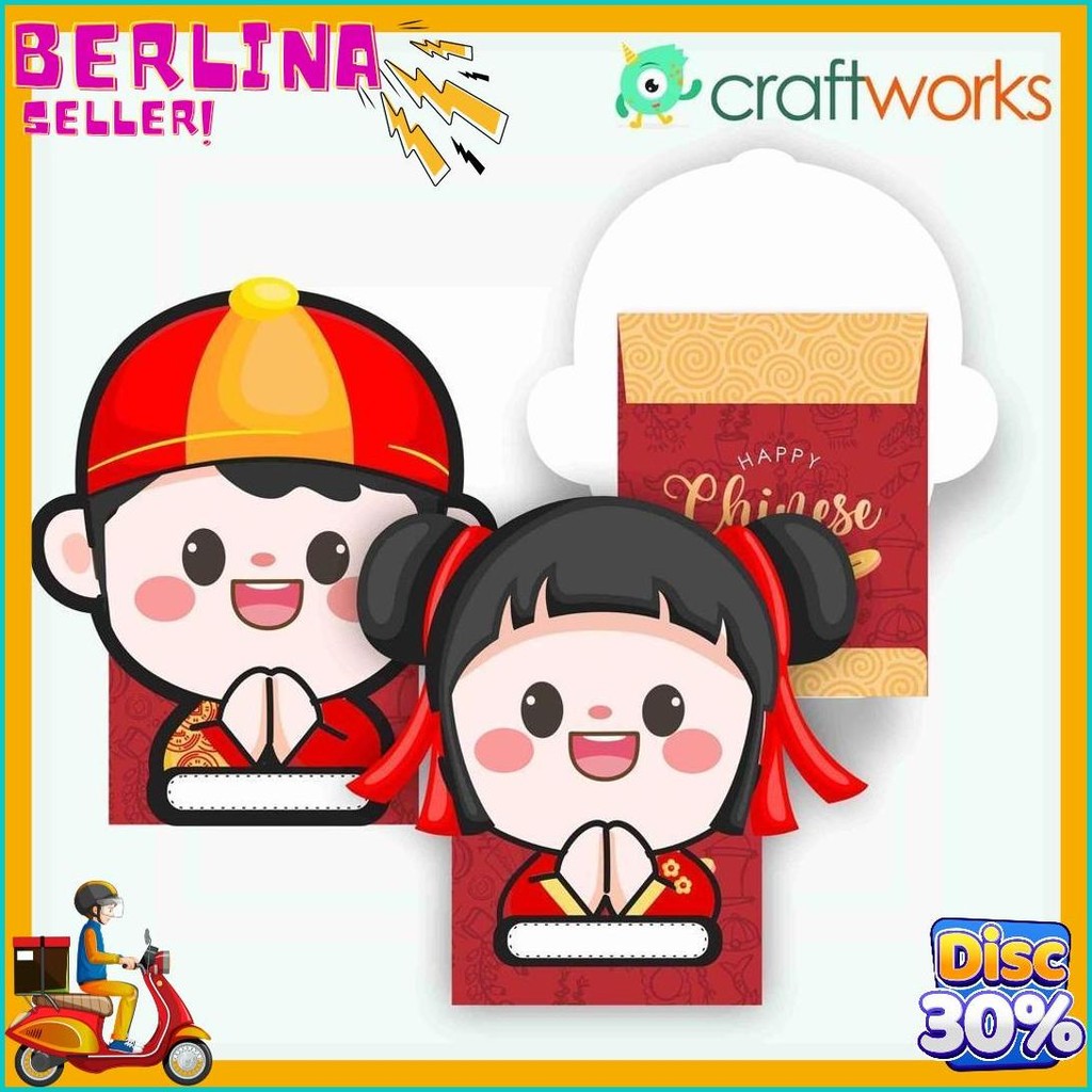 

Amplop Angpao Imlek Unik (Isi 3 Pcs) - Chinese New Year Envelope (6.6)