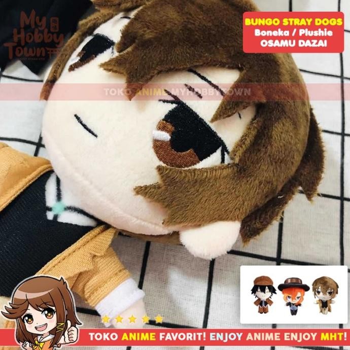 Boneka Karakter Anime Bungou Stray Dogs Osamu Dazai Plushie Doll [terbaik]