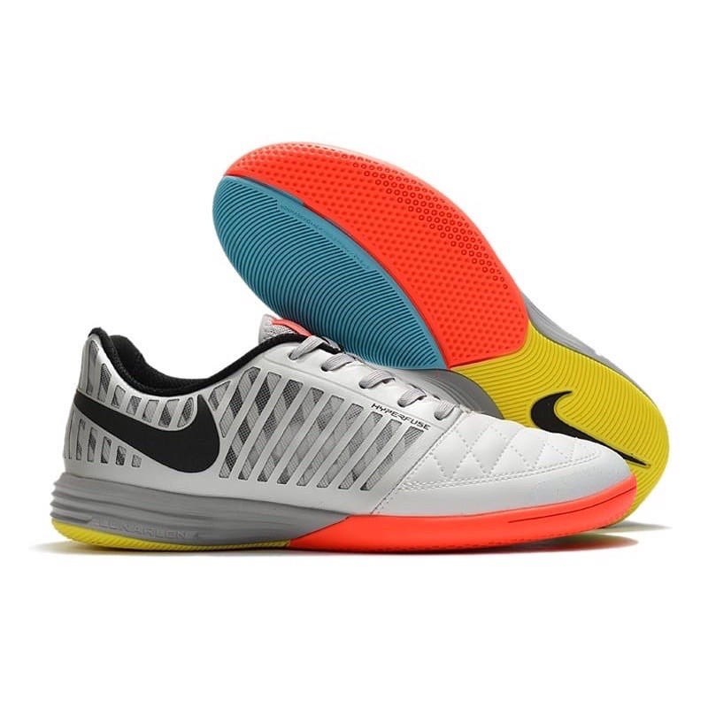 BIG SALE  Sepatu Futsal Lunar Gato 2 White Multicolor