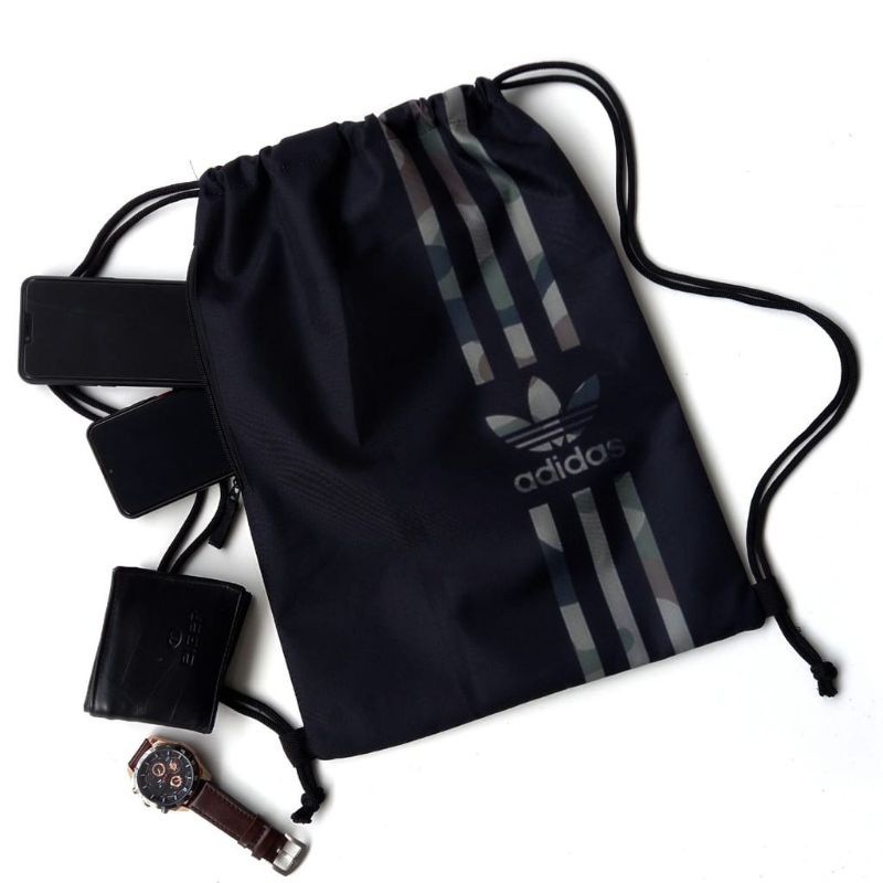 BOLA OLAHRAGA  Tas Serut Adidas Tas Sepatu Futsal Sepak Bola