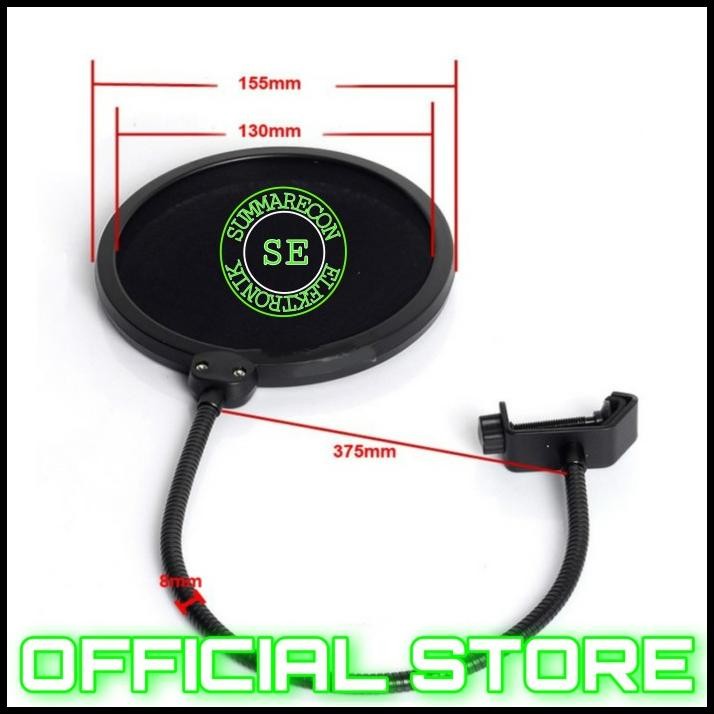 TERMURAH POP FILTER MIC CONDENSER RECORDING 