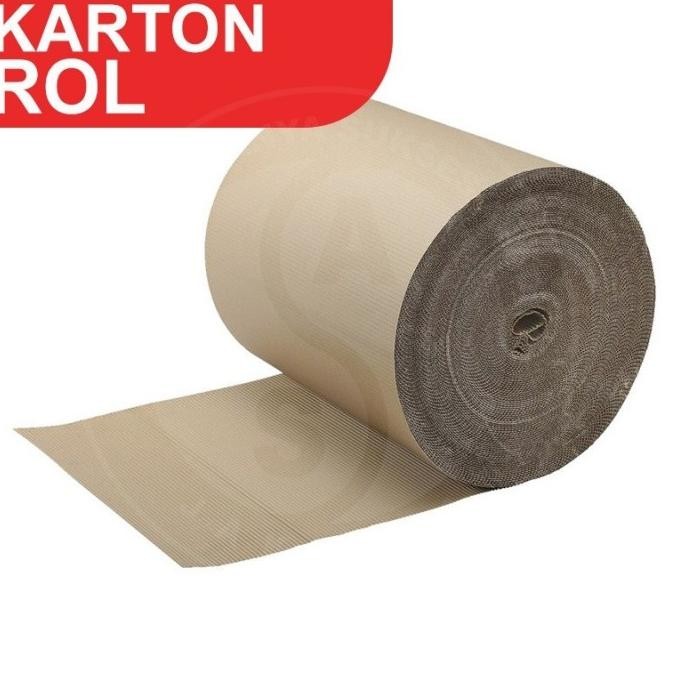 

TERBARU - Karton Lembaran Polos Single Face 1 ROLL Berat 30 kg