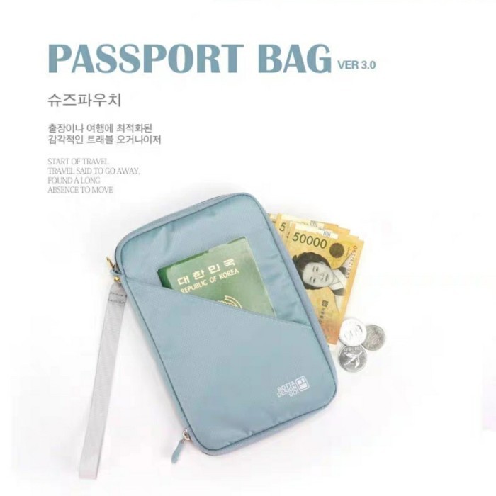 

Sholikha - Passpor Wallet Travel Organizer Pouch Wallet Passport Cover Korea