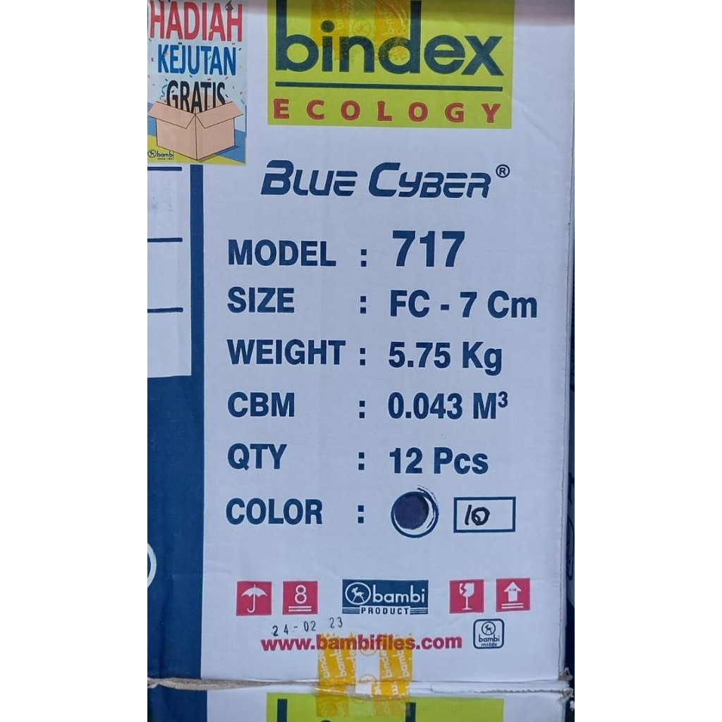 

odner bindex folio kwitansi 717 777 bambi/ ecology blue cyber