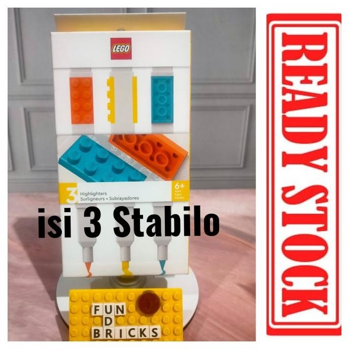 

LEGO 51685 Stationery Highlighters Stabilo 3pack