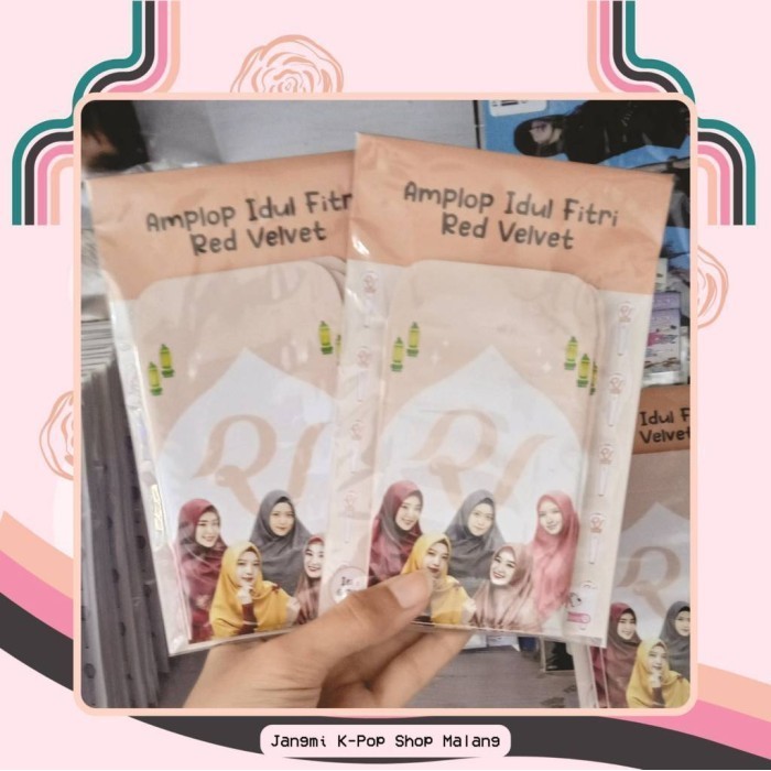 

Belanja [Bisa Cod] Amplop Lebaran Red Velvet Amplop Red Velvet Amplop Kpop Sde