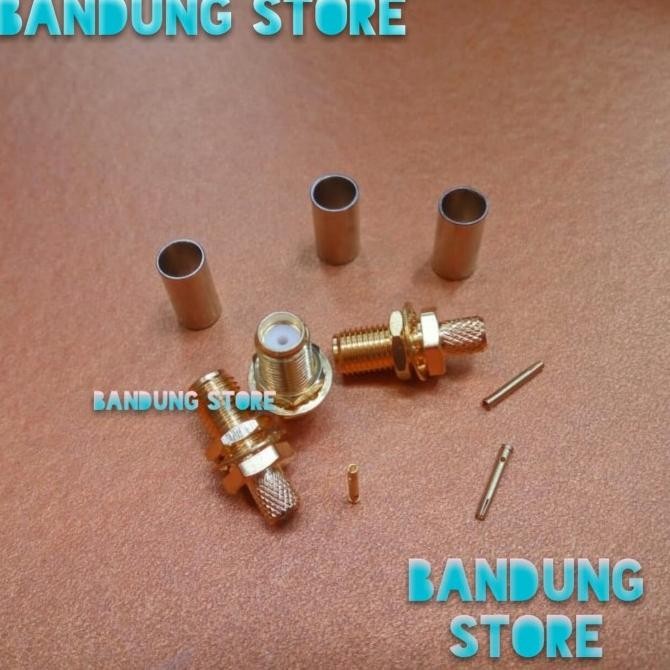 /////] connector sma female rg58 crimp