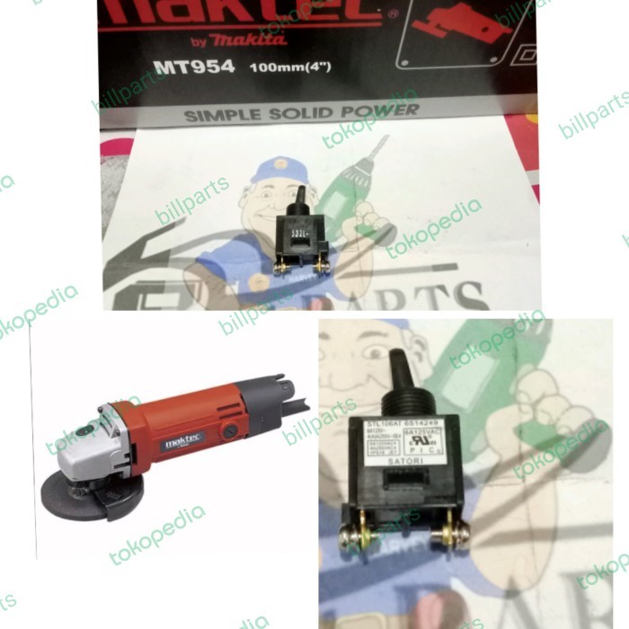 @=@=@=@=] switch Mt954 saklar MT 954 maktec Makita 9553B / 3709 / 3701 Original